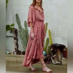 Free People Beach Bliss Pink  Dress